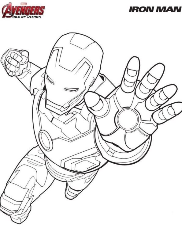 Gambar Kids Fun 18 Coloring Pages Avengers Iron Man Captain America di ...